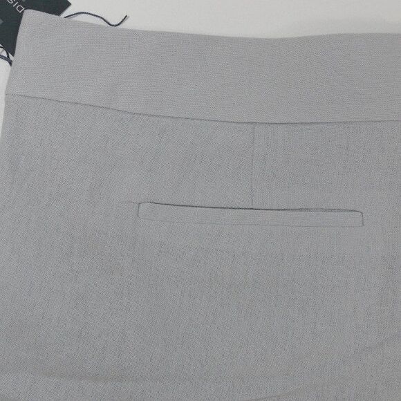 NWT MADISON gray Linen blend dress shorts lined MSRP $70 size 18W - Picture 4 of 6